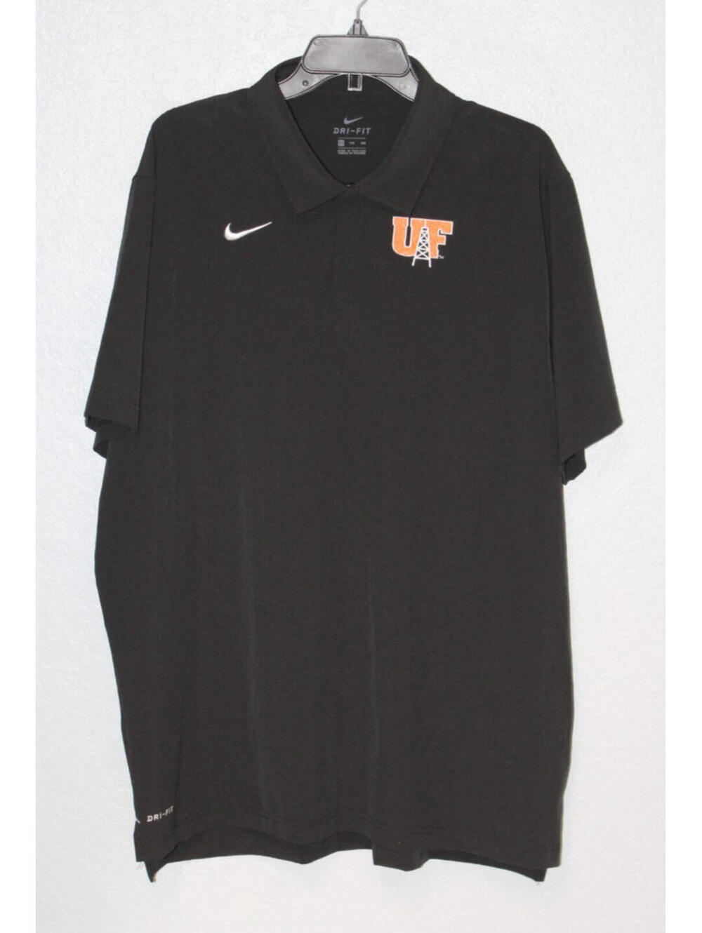 NEW Nike Men 2XL Findlay Oilers University Dri-FIT Snap Button Polo Shirt NWOT